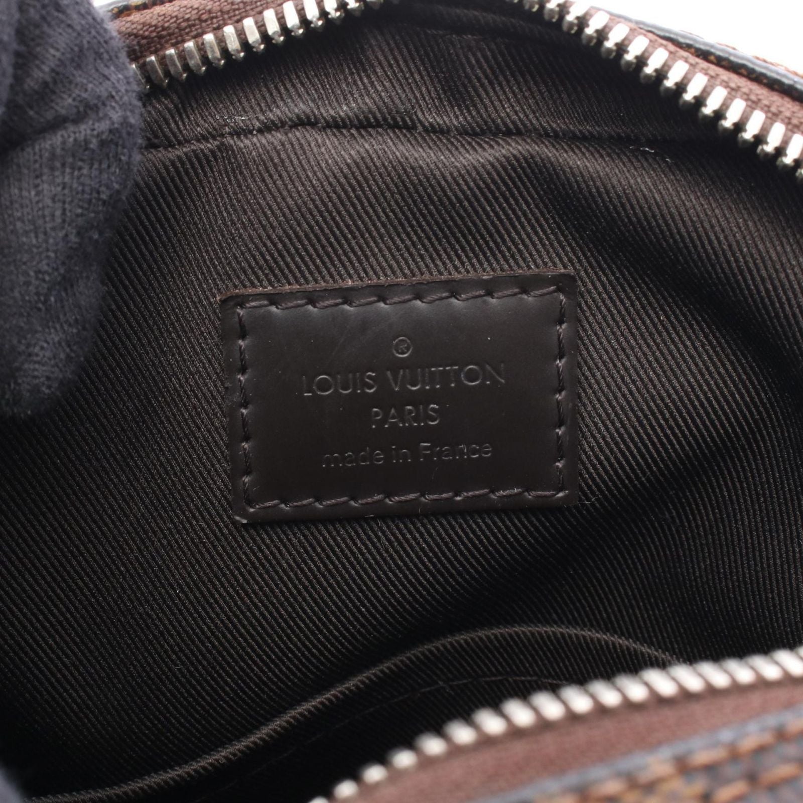 Louis Vuitton Shoulder Bag Amazon Damier Savanna Chapman Brazza Canvas Leather — view 4