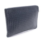 Bottega Veneta Clutch Intrecciato Navy Leather — view 2