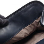 Bottega Veneta Clutch Intrecciato Navy Leather — view 5
