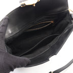 Louis Vuitton Shoulder Bag LV Twini 2-Way Noir Canvas Leather — view 3