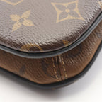 Louis Vuitton Shoulder Bag LV Twini 2-Way Noir Canvas Leather — view 6