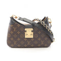 Louis Vuitton Shoulder Bag LV Twini 2-Way Noir Canvas Leather