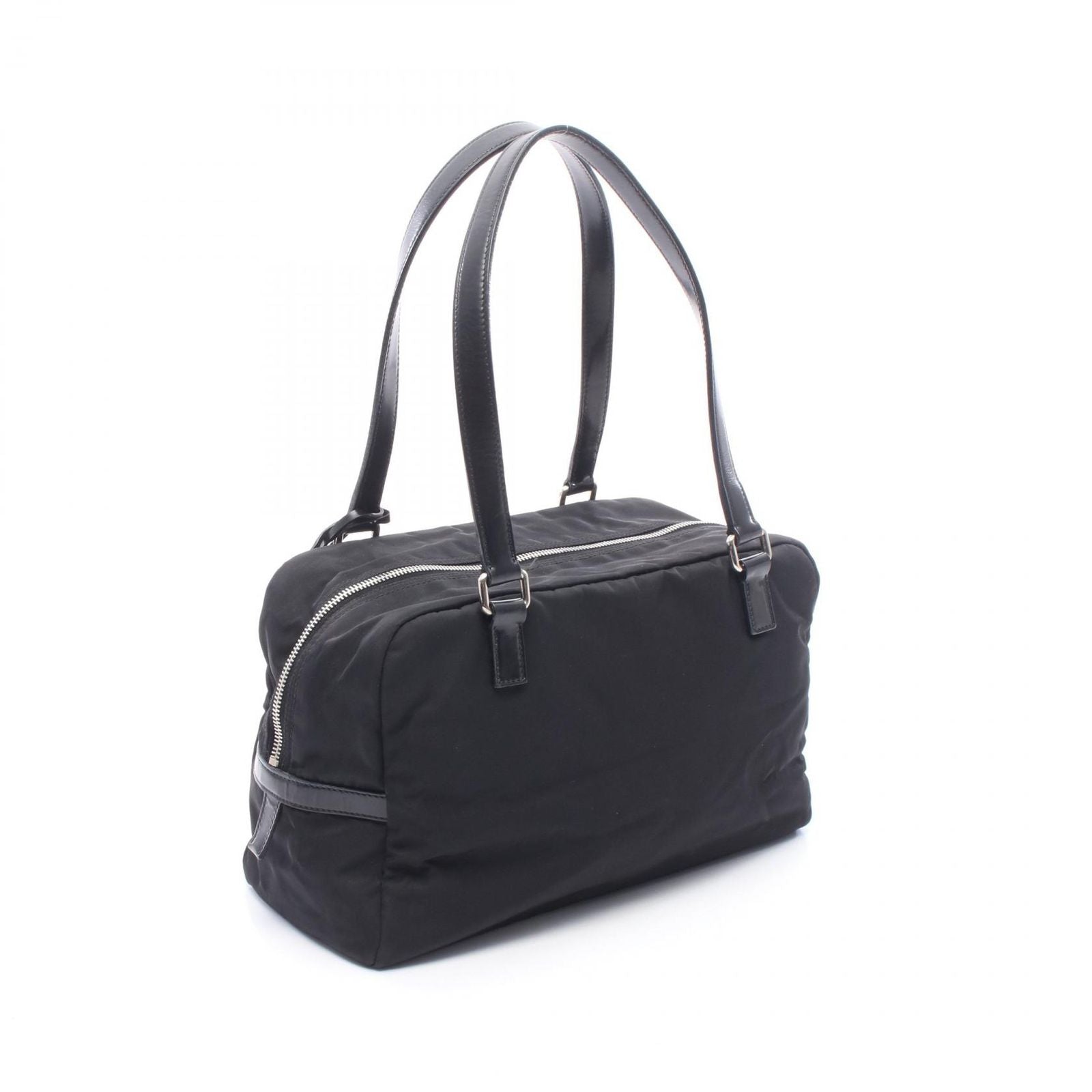 Prada Shoulder Bag Black Nylon Leather — view 2