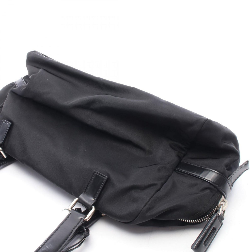 Prada Shoulder Bag Black Nylon Leather — view 5