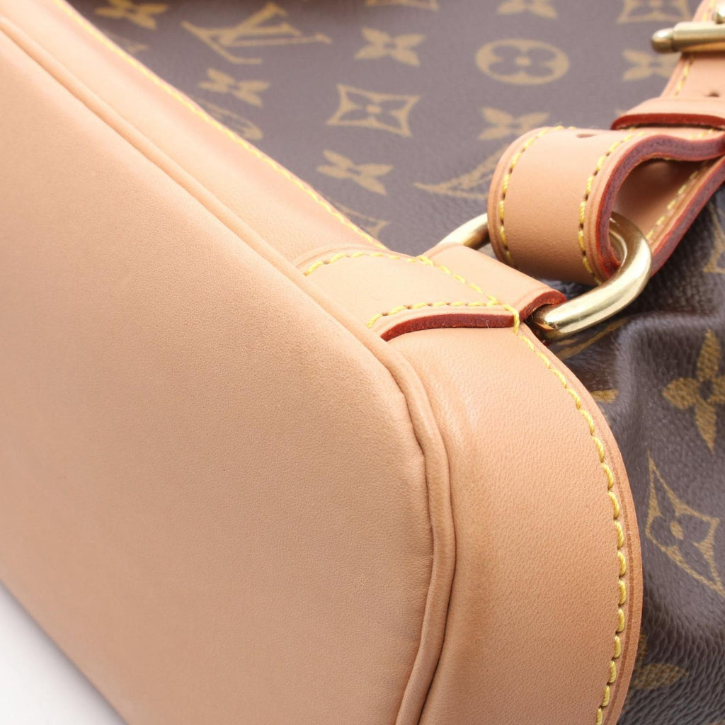 Louis Vuitton Backpack Montsouris MM Canvas Leather — view 7