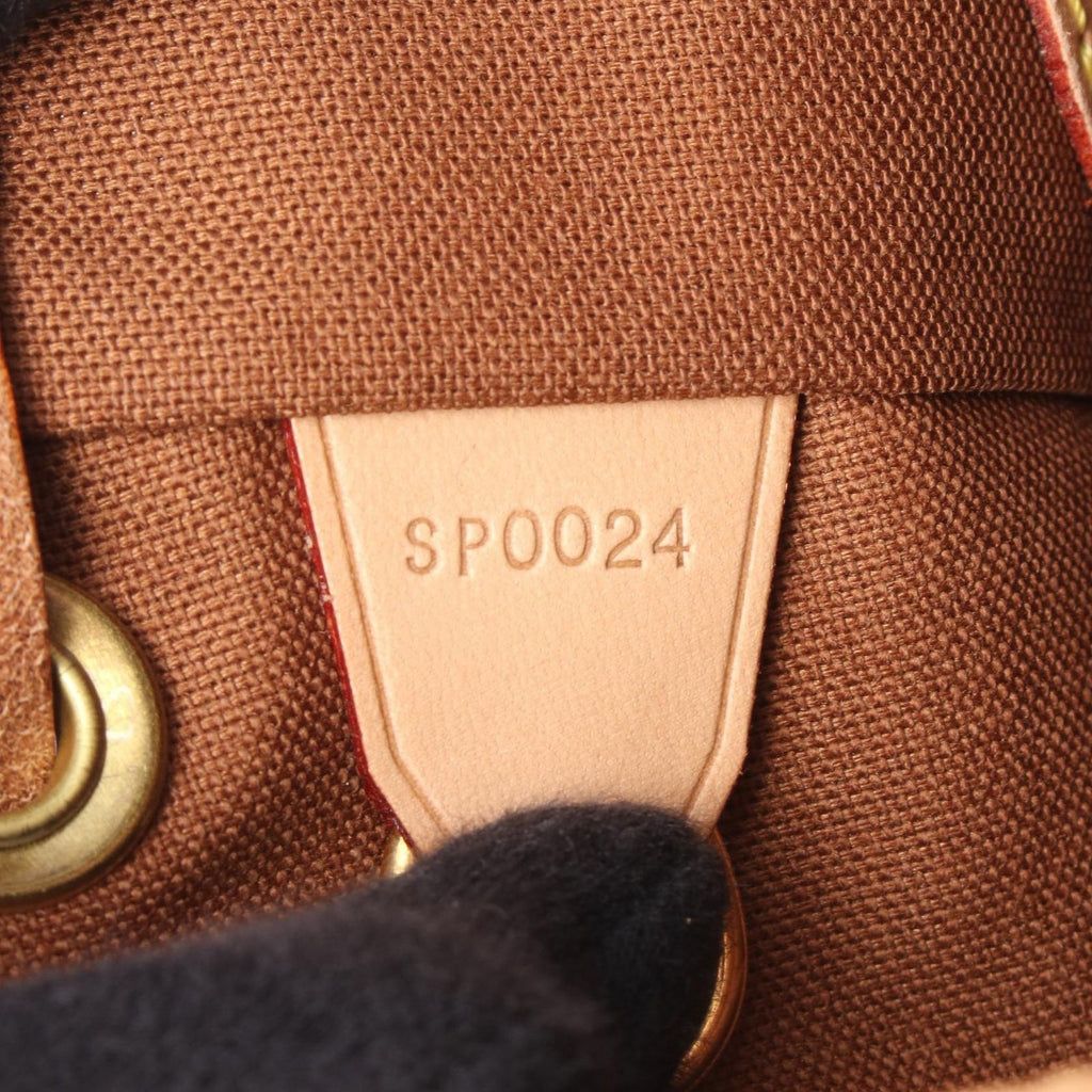 Louis Vuitton Backpack Montsouris MM Canvas Leather — view 5