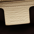 Gucci Handbag Bamboo GG Canvas 2-Way Beige Ivory Shoulder — view 4