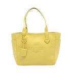 Loewe Tote Heritage Small Yellow Leather