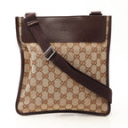 Gucci Shoulder Bag GG Canvas Beige Brown