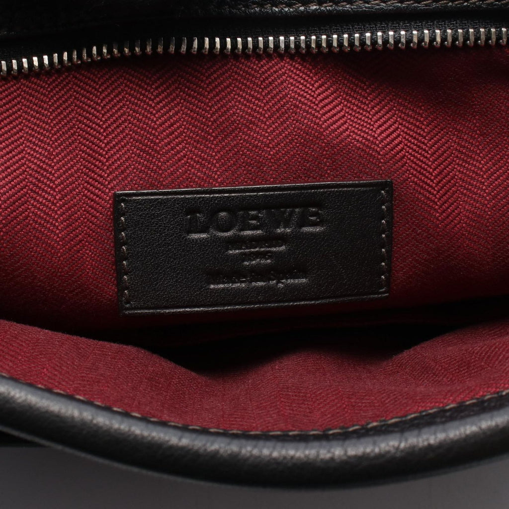 Loewe Shoulder Bag Anagram Black Leather — view 4
