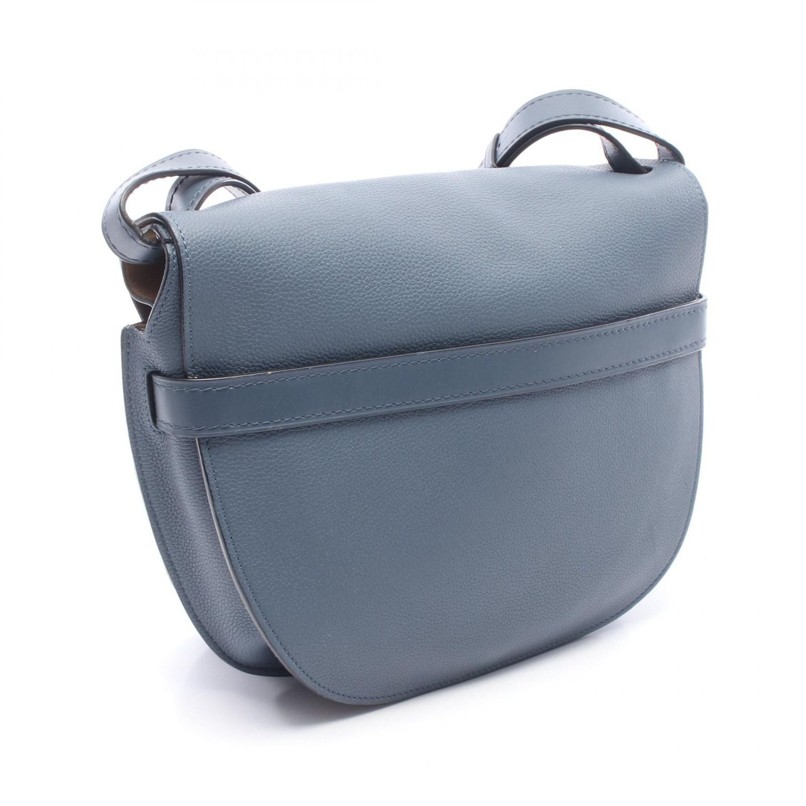 Loewe Shoulder Bag Gate Blue Leather — view 2