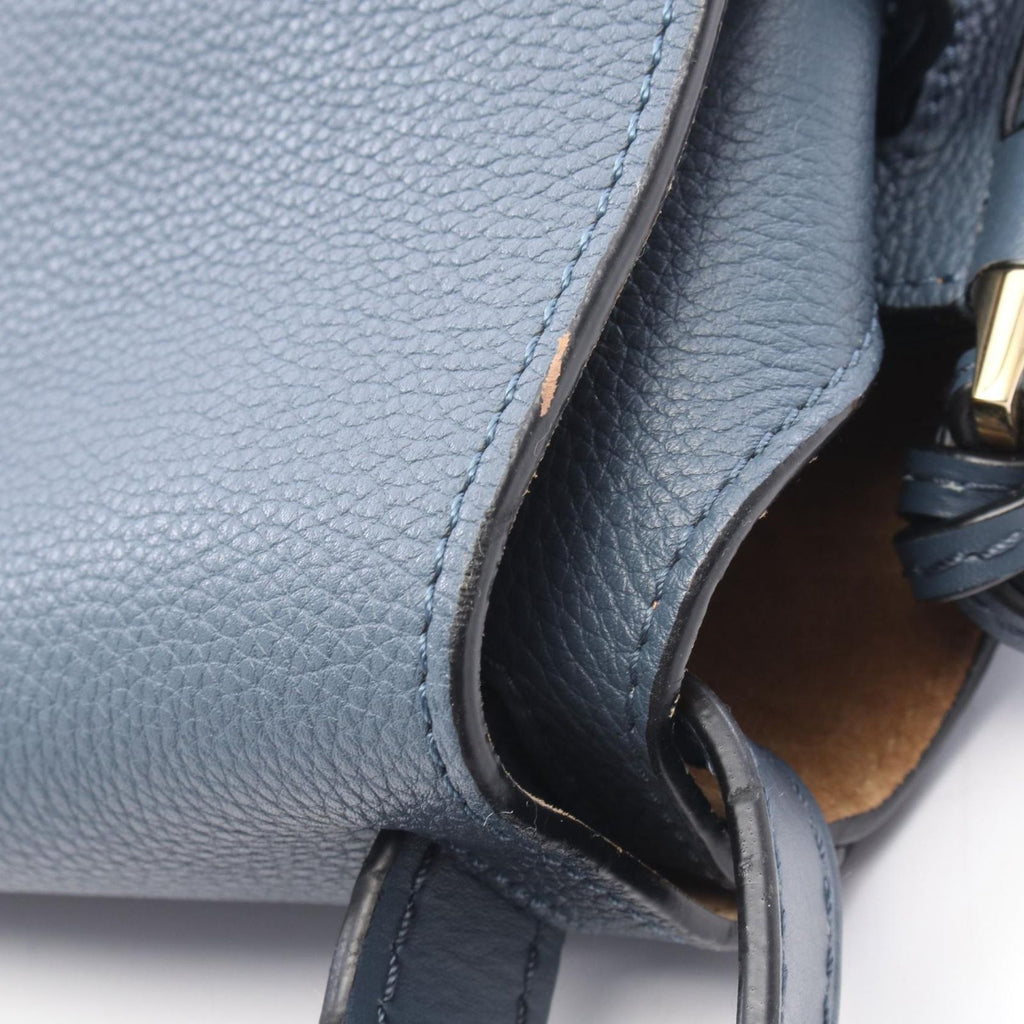 Loewe Shoulder Bag Gate Blue Leather — view 7