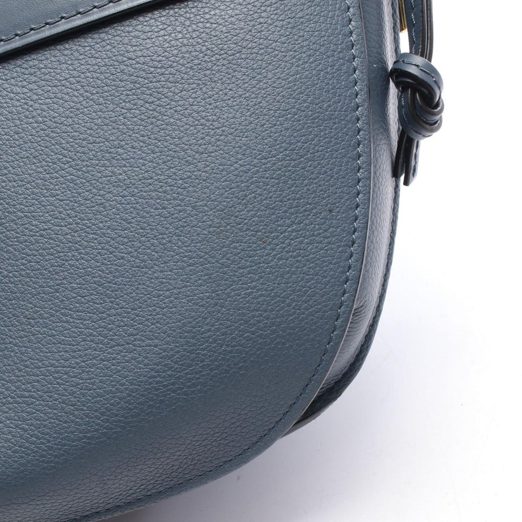 Loewe Shoulder Bag Gate Blue Leather — view 6