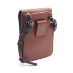 Loewe Shoulder Bag Gusset Flat Crossbody Cross Brown Leather — view 2