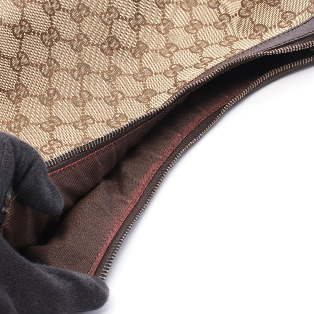 Gucci Shoulder Bag GG Canvas Beige Brown Sherry Line — view 5