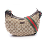 Gucci Shoulder Bag GG Canvas Beige Brown Sherry Line