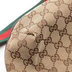 Gucci Shoulder Bag GG Canvas Beige Brown Sherry Line — view 7