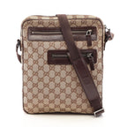 Gucci Shoulder Bag GG Canvas Beige Brown