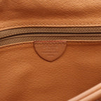 Celine Shoulder Bag Macadam Brown Canvas Leather — view 4
