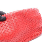 Bottega Veneta Handbag Intrecciato Red Leather — view 6