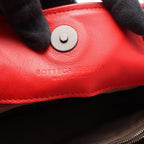 Bottega Veneta Handbag Intrecciato Red Leather — view 4