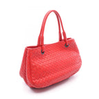 Bottega Veneta Handbag Intrecciato Red Leather — view 2