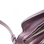 Bottega Veneta Shoulder Bag Intrecciato Purple Leather — view 6