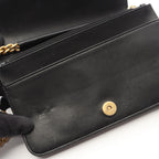 Chanel Shoulder Bag Boy Black Lambskin Boy Chain Wallet — view 7