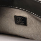 Chanel Shoulder Bag Quilted Round Flap Small Metallic Sill Bague Lambskin Chain — view 5