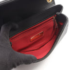 Chanel Shoulder Bag Quilted Black Lambskin Small Chain — view 3