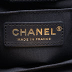Chanel Shoulder Bag Boy 2-Way Navy Lambskin Boy Small — view 4