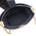 Chanel Shoulder Bag Boy 2-Way Navy Lambskin Boy Small — view 3
