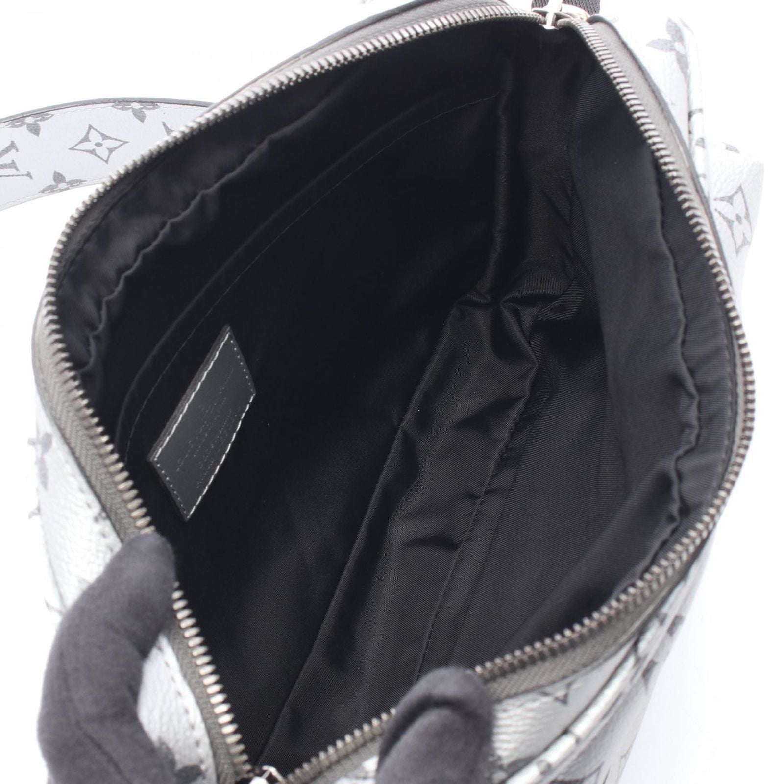 Louis Vuitton Shoulder Bag Reflective Messenger PM Silver Canvas — view 3