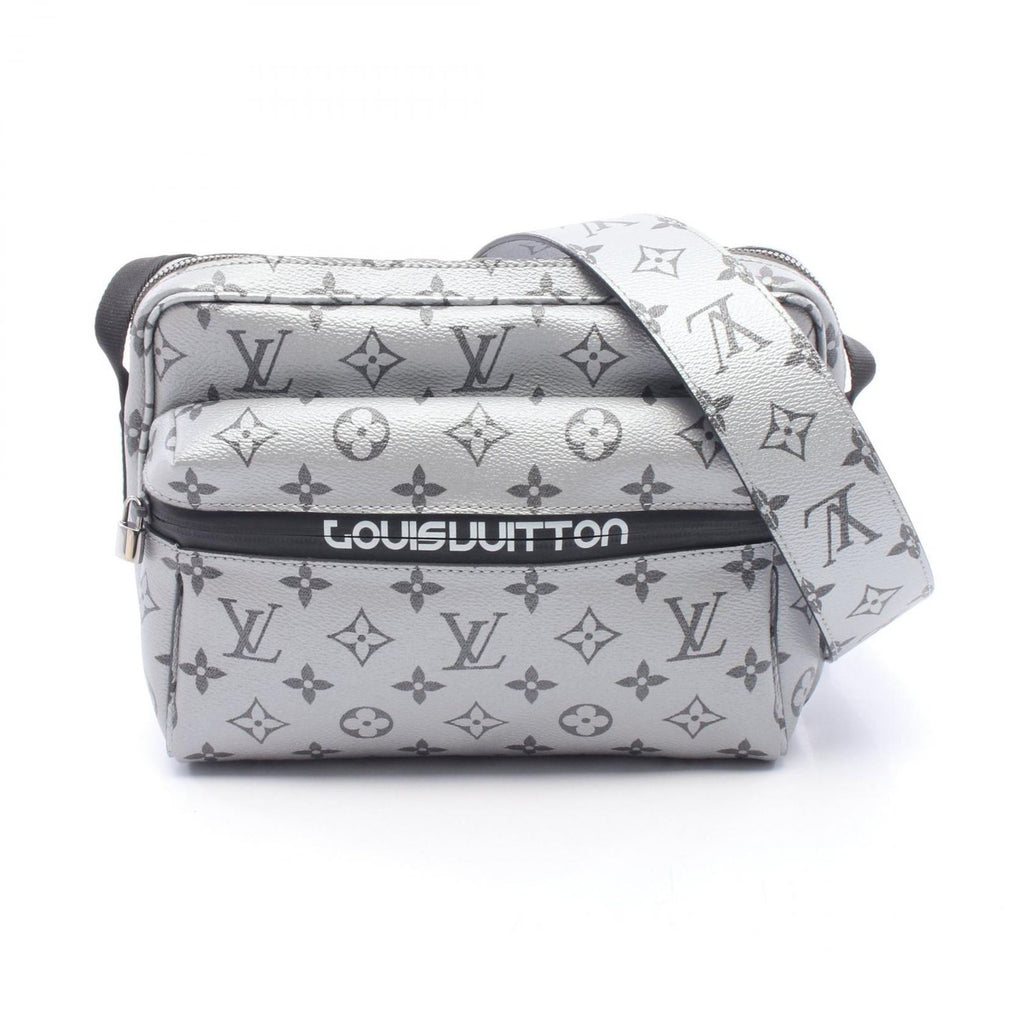Louis Vuitton Shoulder Bag Reflective Messenger PM Silver Canvas