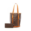 Louis Vuitton Shoulder Bag Bucket GM Canvas Leather