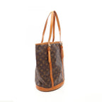 Louis Vuitton Shoulder Bag Bucket GM Canvas Leather — view 2