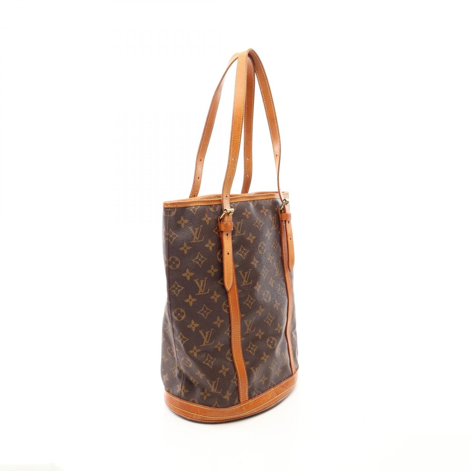 Louis Vuitton Shoulder Bag Bucket GM Canvas Leather — view 2