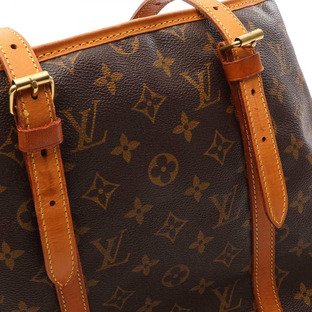 Louis Vuitton Shoulder Bag Bucket GM Canvas Leather — view 7