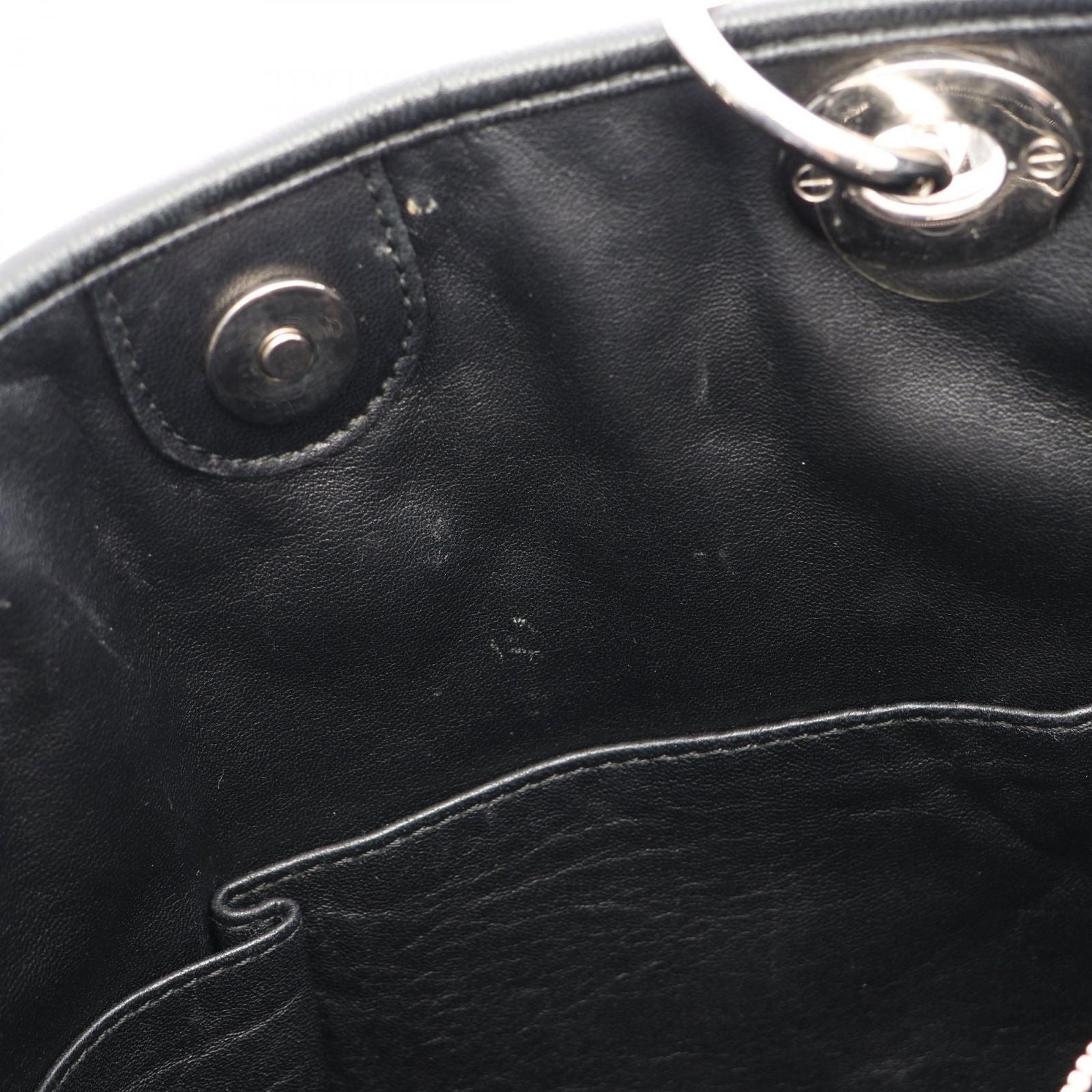 Dior Tote Cannage Black Leather Chain — view 5
