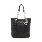 Dior Tote Cannage Black Leather Chain