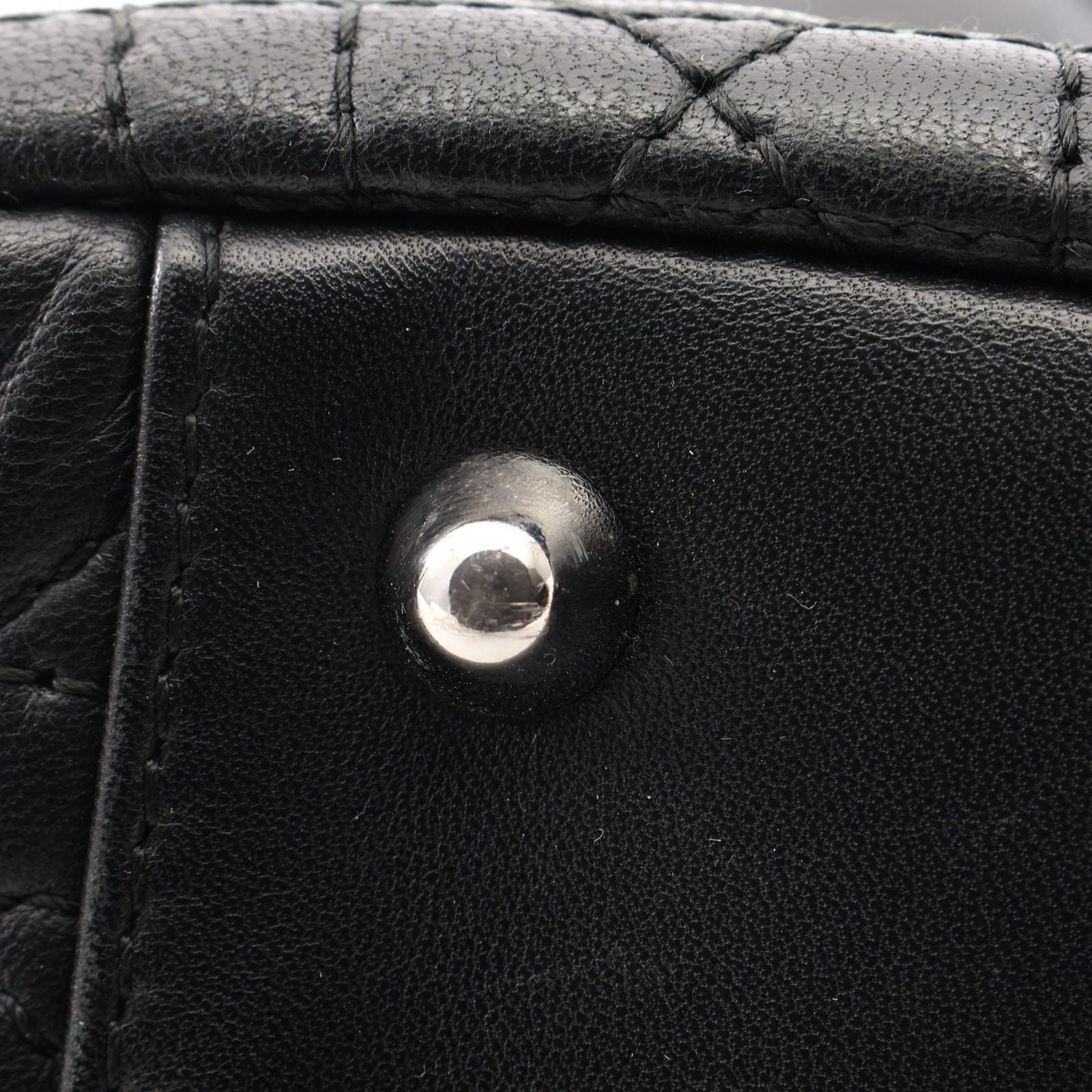 Dior Tote Cannage Black Leather Chain — view 8