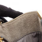 Fendi Handbag 2-Way Gray Leather Toujour — view 5
