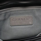 Chanel Quilted 2-Way Black Leather Shoulder — view 4