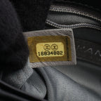 Chanel Quilted 2-Way Black Leather Shoulder — view 5