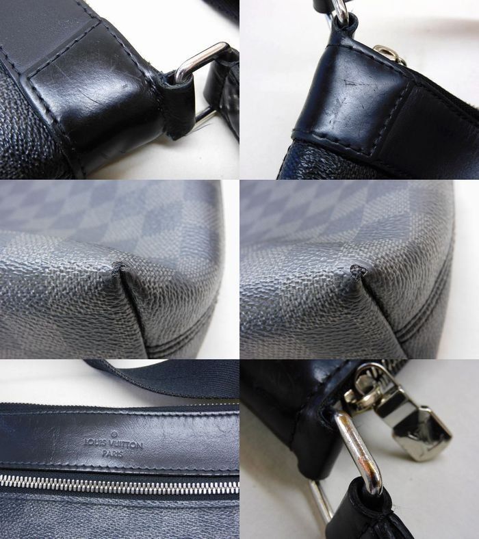 Louis Vuitton Damier Graphite Mick PM NM Shoulder — view 5