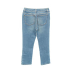 Chanel Denim Pants CC Logo Button Cotton — view 2