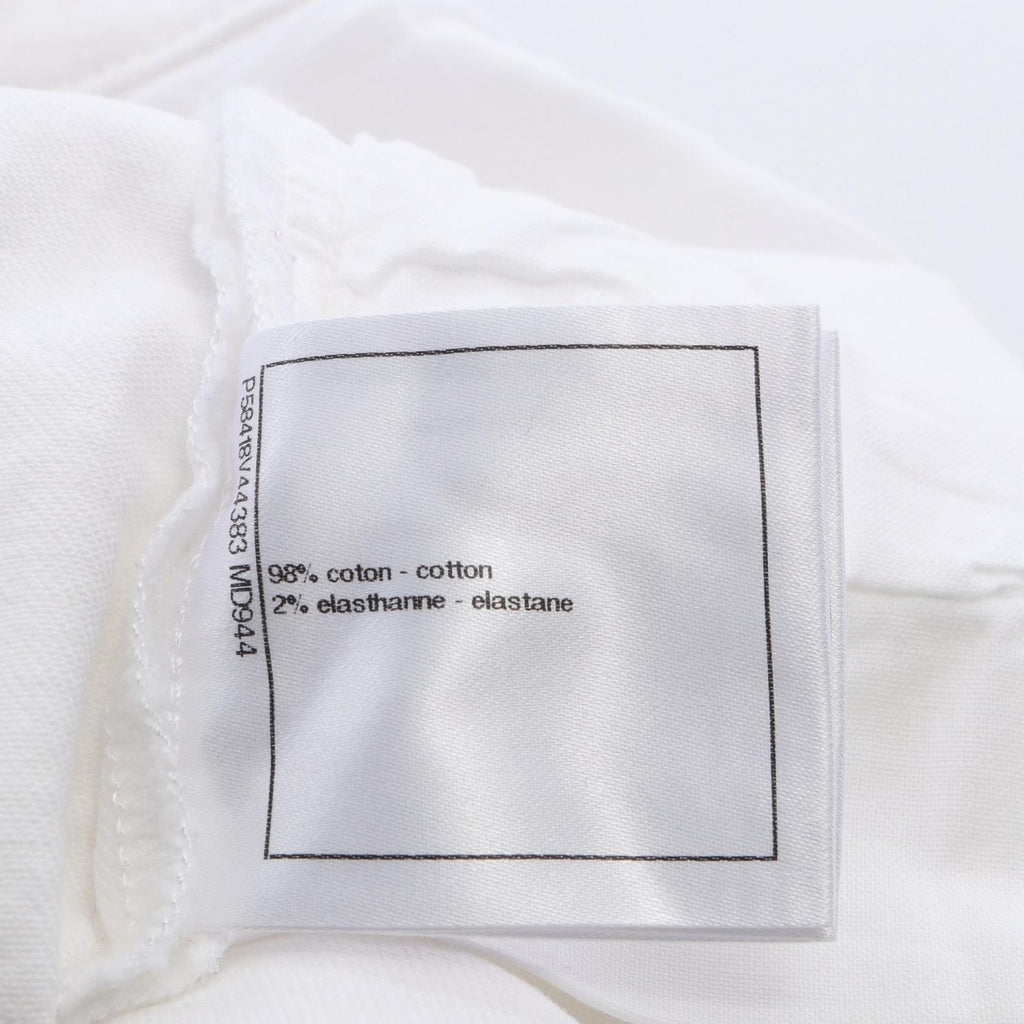 Chanel Denim Pants Quilted Skinny Cotton — view 4