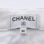 Chanel Denim Pants Quilted Skinny Cotton — view 3