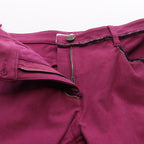 Chanel Pants CC Logo Button Tweed Trim Skinny Cotton — view 6
