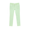 Chanel Pants CC Logo Pearl Button Skinny Cotton